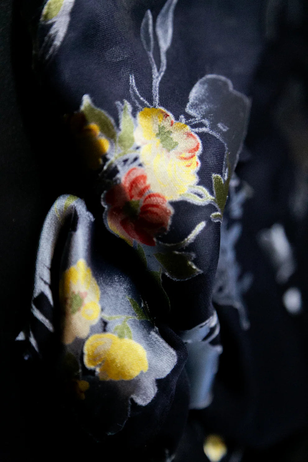 Lorenzo M Silk Blend Scarf - Floral