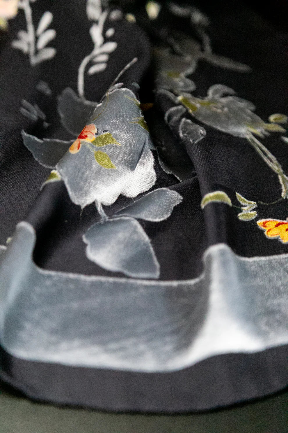 Lorenzo M Silk Blend Scarf - Floral