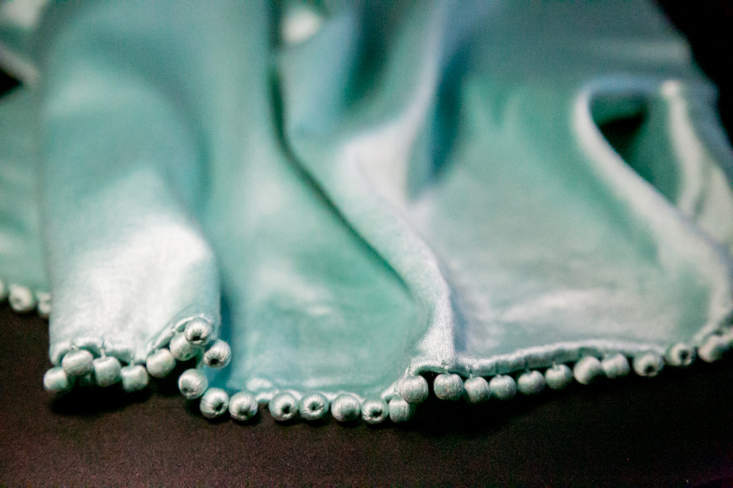 Bajra Cashmere Silk Scarf - Mint Green